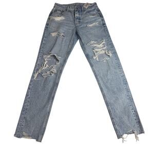 American Eagle High-Rise Distressed Jeans Women's Size 0